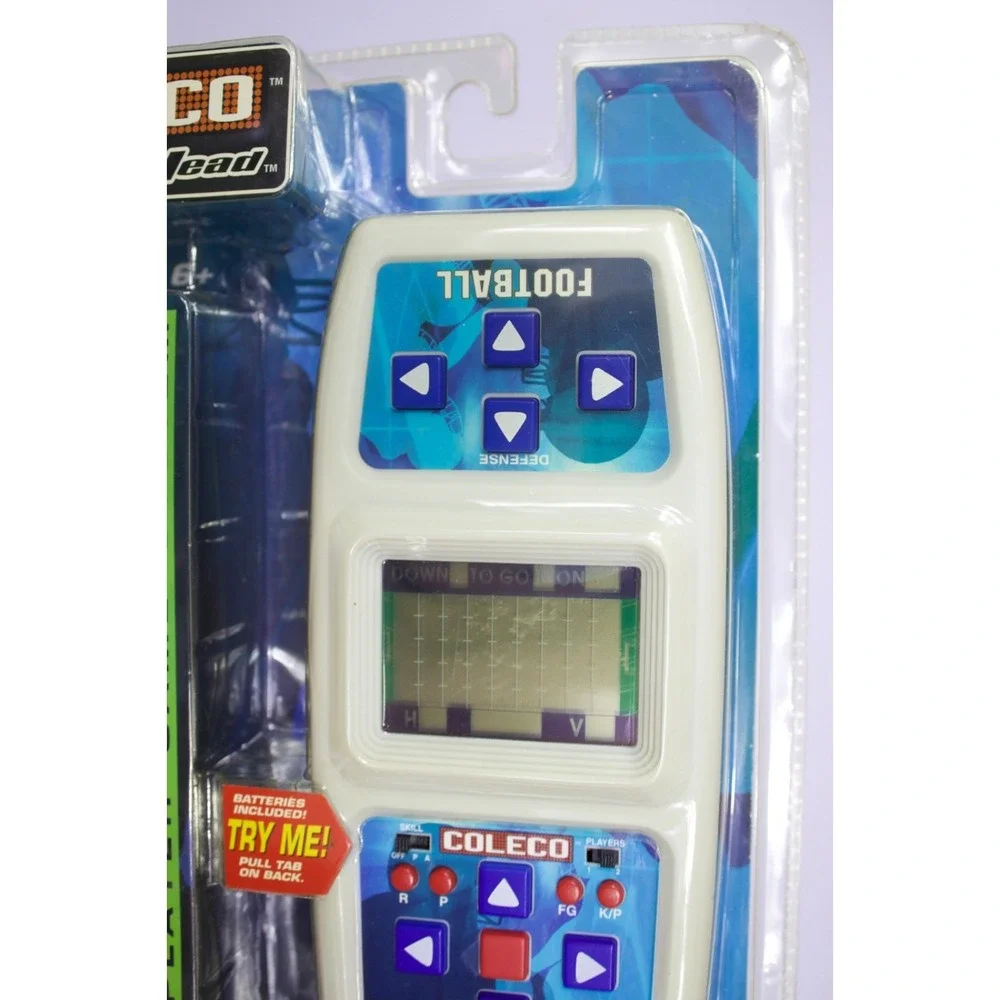 Coleco Head To Head Electronic Football 2-Player Game System 2005 NIP READ